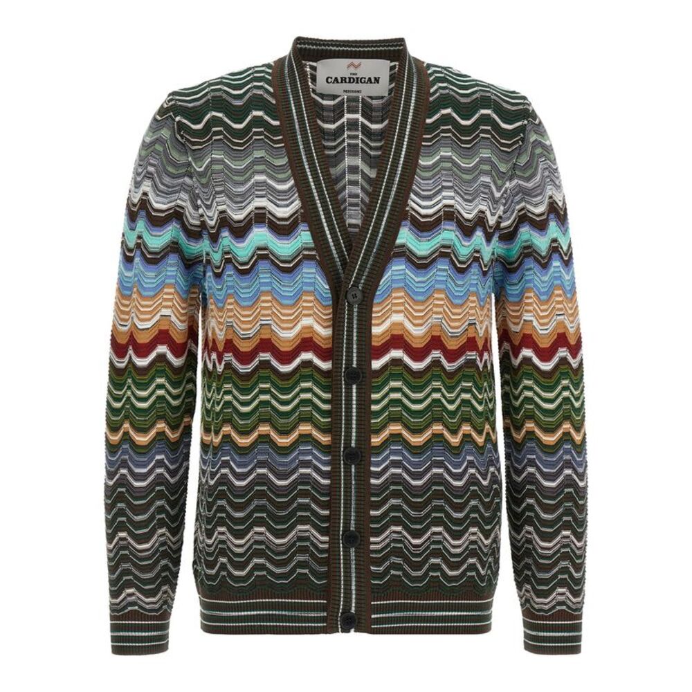 Missoni Multicolor Cotton Men's Cardigan